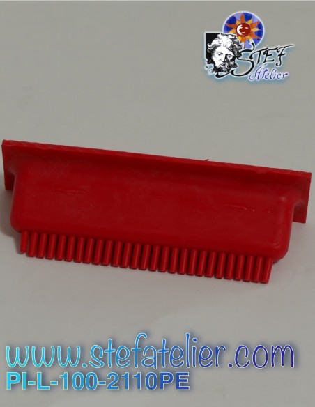 Rubber comb for faux wood 10cm wide