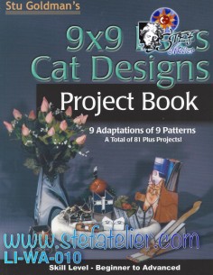 livre modèles de vitraux "Cat Designs"