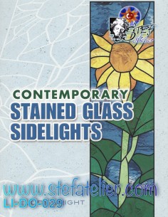 Livre modèles vitraux "Contemporary Stained Glass sidelights"