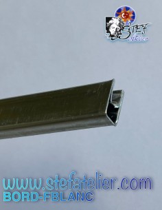 Zinc reinforced U border profile for Tiffany 4x45cm approx.