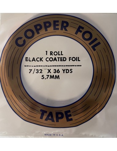 Copper tape EDCO 5,7mm 7/32" cNoire