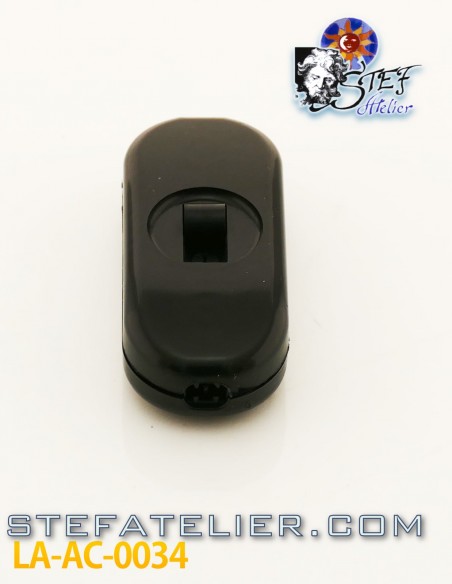 Black slider switch