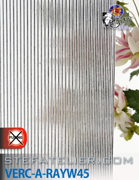 Verre Raywall45 clair ép 4mm 30x28cm