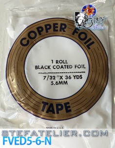 Copper tape EDCO 5,6mm 7/32" cNoire