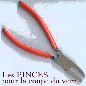 Les pinces pour la coupe du verre